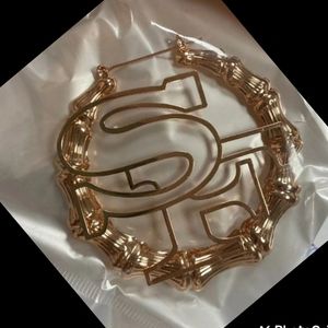 SF 49ers Bamboo Earrings